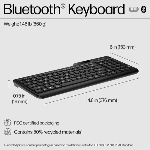 HP MULTIDISPOSITIVO 460 - Teclado Negro