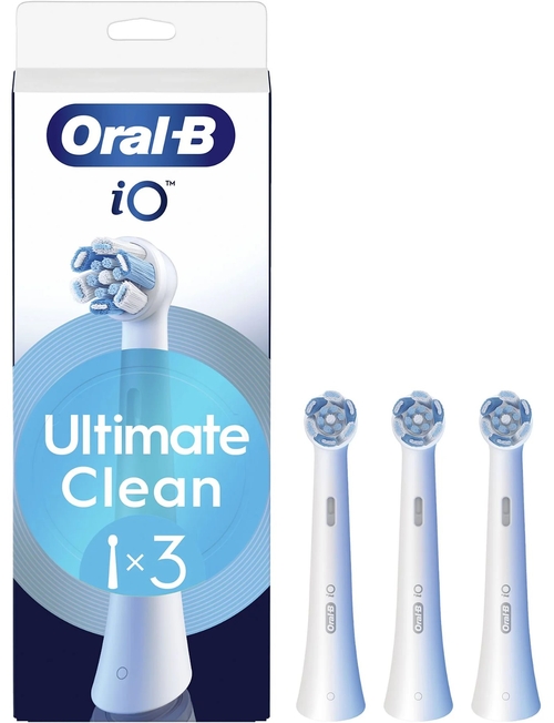 BRAUN ORAL-B IO ULTIMATE CLEAN Blanco - Recambio CEPILLO DE DIENTES 3 UD