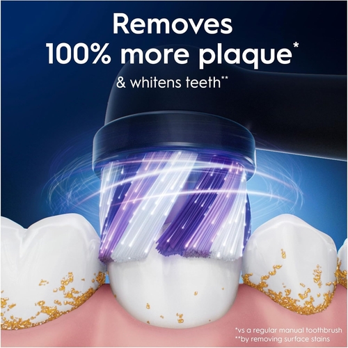 BRAUN ORAL B IO RADIANT Negro - Recambio CEPILLO DE DIENTES 3 UD