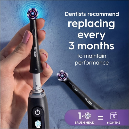 BRAUN ORAL B IO RADIANT Negro - Recambio CEPILLO DE DIENTES 3 UD