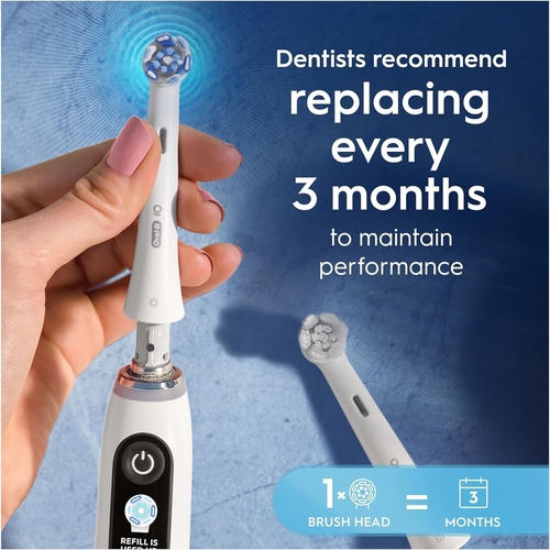 BRAUN ORAL-B IO ULTIMATE CLEAN Blanco - Recambio CEPILLO DE DIENTES 3 UD