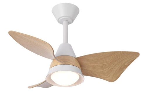 ABRILA JAGUAR Blanco-Haya 30W - Ventilador de Techo 3 Aspas