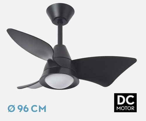 ABRILA JAGUAR Negro 30W - Ventilador de Techo 3 Aspas