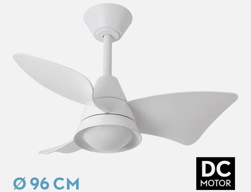 ABRILA JAGUAR Blanco 30W - Ventilador de Techo 3 Aspas
