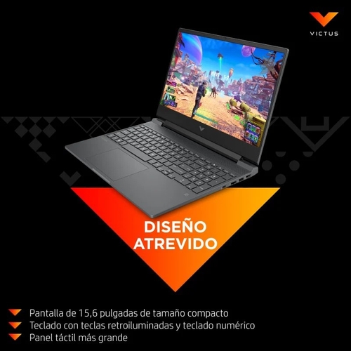 HP VICTUS 15-FB3001NS RYZEN-5 8645HS Negro - Ordenador Portátil 15.6" 16GB 512GB
