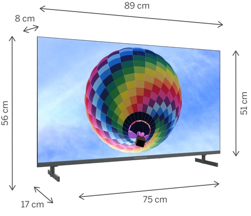 THOMSON 40QG4S14 Negro - TV 40" HD Smart TV