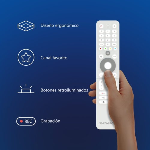 THOMSON 32HD2S13W Blanco - TV 32" HD Smart TV