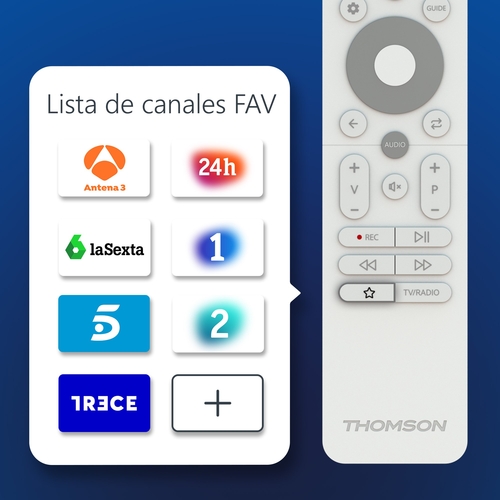 THOMSON 32HD2S13W Blanco - TV 32" HD Smart TV