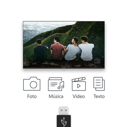 THOMSON 32HD2S13W Blanco - TV 32" HD Smart TV