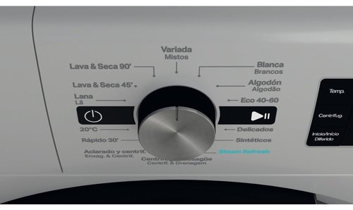 WHIRLPOOL FFWDB 964489 SBV SPT INOX - Lavadora Secadora 9KG / 6KG 1400RPM