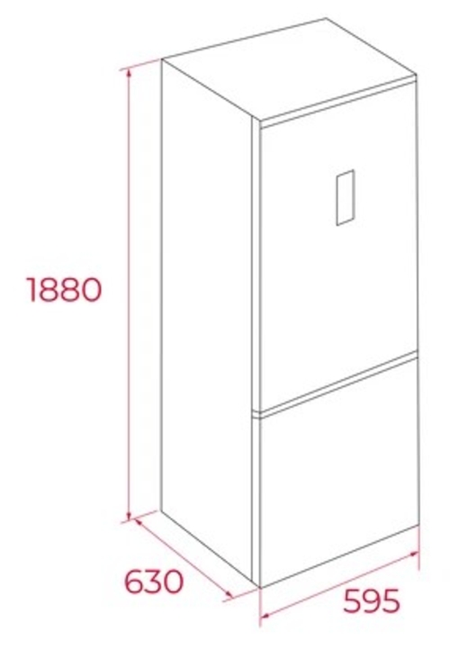 TEKA NFL 355 WH Blanco - Frigorífico Combi No Frost