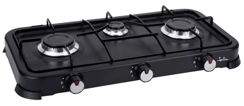 JATA JECG2703 Negro - Hornillo 3 Fuegos