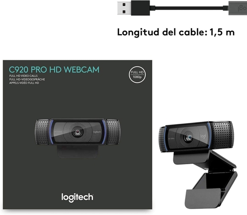LOGITECH C290 Negro - Webcam 1080p
