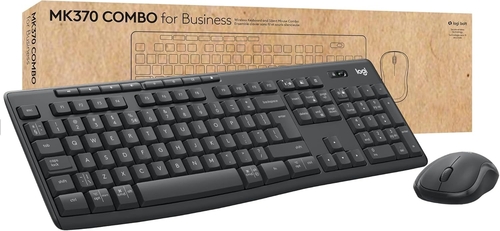 LOGITECH MK370 Negro - Teclado + Ratón