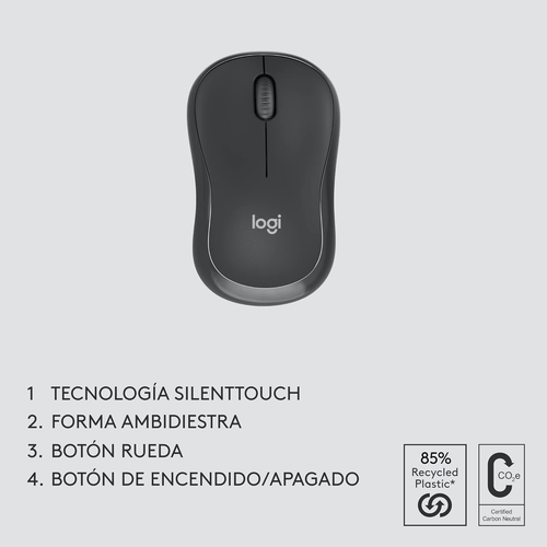 LOGITECH MK370 Negro - Teclado + Ratón