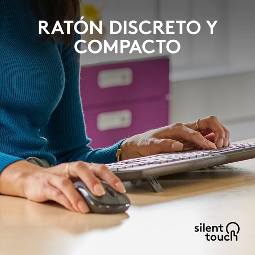 LOGITECH MK370 Negro - Teclado + Ratón