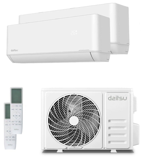 DAITSU DSM 9U2KDT Blanco - Aire Acondicionado Split 2x1 2150 Frig y 2408 Kcal