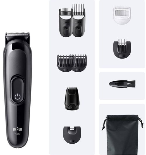 BRAUN AIO 3560 10 en 1 - Afeitadora Corporal Sin Cable