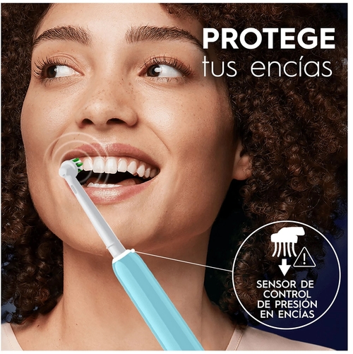 BRAUN ORAL B PRO 1 - Cepillo Eléctrico Azul