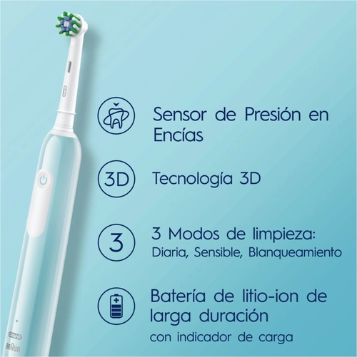 BRAUN ORAL B PRO 1 - Cepillo Eléctrico Azul