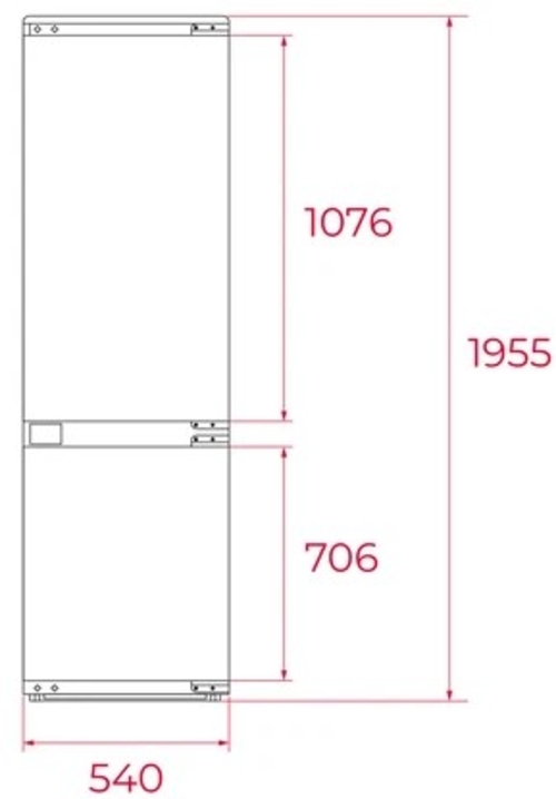 TEKA RBF 78385 FI Blanco - Frigorífico Combi No Frost