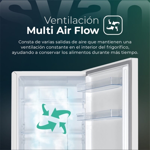 SVAN SC185602ENF Blanco - Frigorífico Combi No Frost