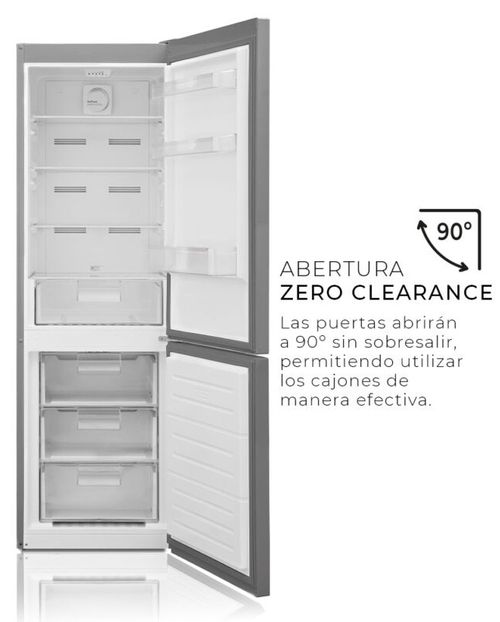 SVAN SC185602ENFX INOX - Frigorífico Combi No Frost