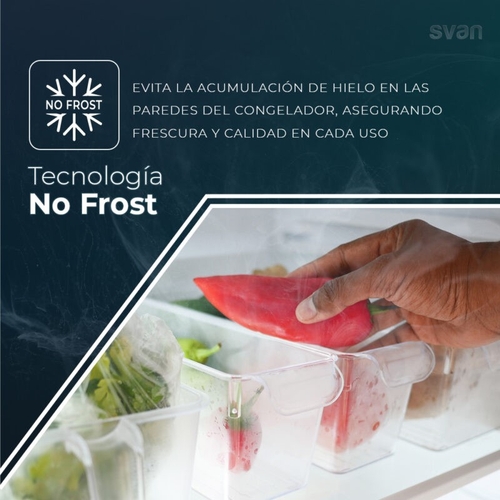 SVAN SC185602ENFX INOX - Frigorífico Combi No Frost