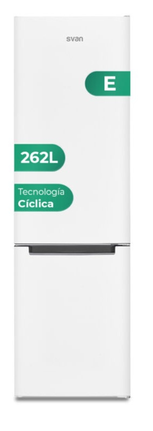 SVAN SC185502E Blanco - Frigorífico Combi Cíclico