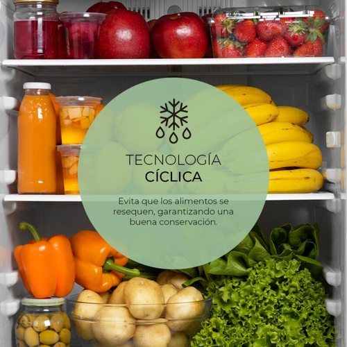 SVAN SC185502E Blanco - Frigorífico Combi Cíclico