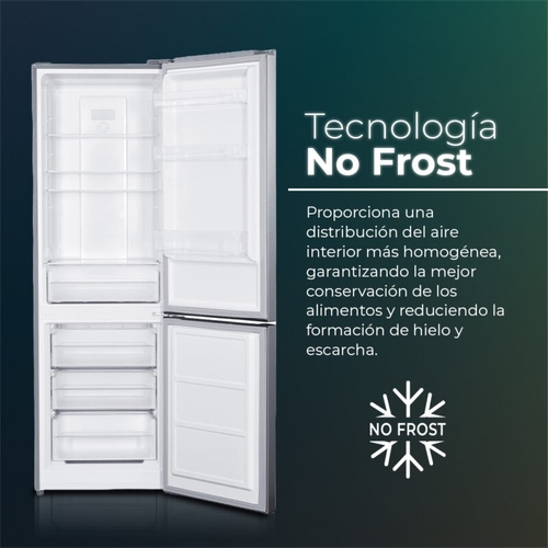 SVAN SC185603ENFX INOX - Frigorífico Combi No Frost