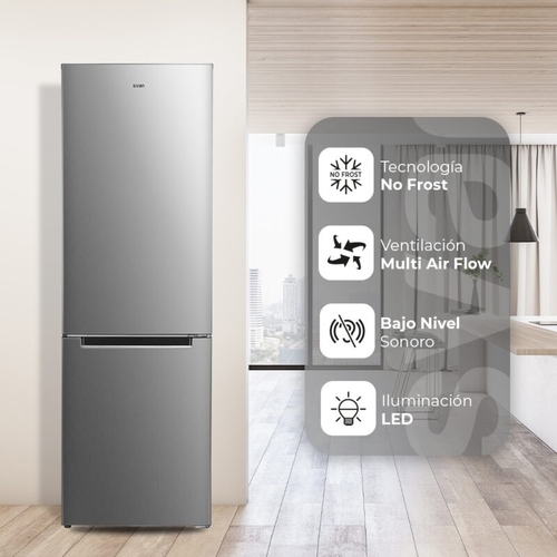 SVAN SC185603ENFX INOX - Frigorífico Combi No Frost