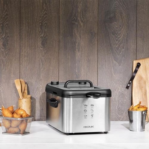 CECOTEC CLEANFRY INFINITY 3000 INOX - Freidora 3L 2400W