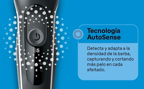 BRAUN SERIES 5 51-W1000S Negro - Afeitadora Sin Cable