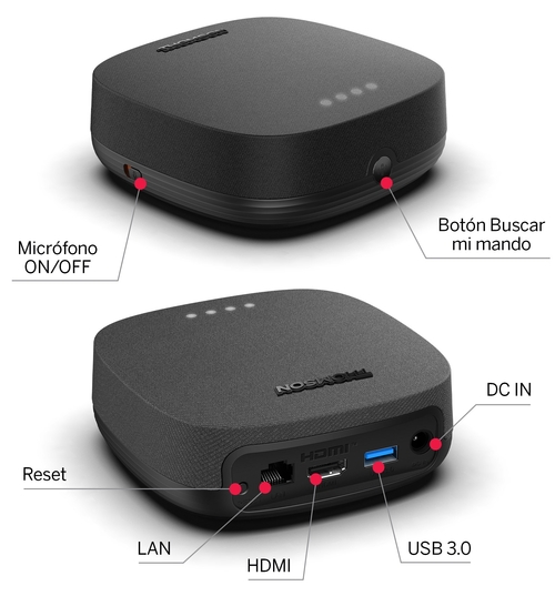 THOMSON STREAMING 270 PLUS Negro - Smart TV Box 4K UHD