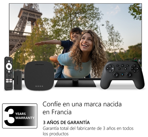 THOMSON STREAMING 270 PLUS Negro - Smart TV Box 4K UHD