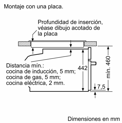 BOSCH CSG7361B1 Negro - Horno Compacto 47L