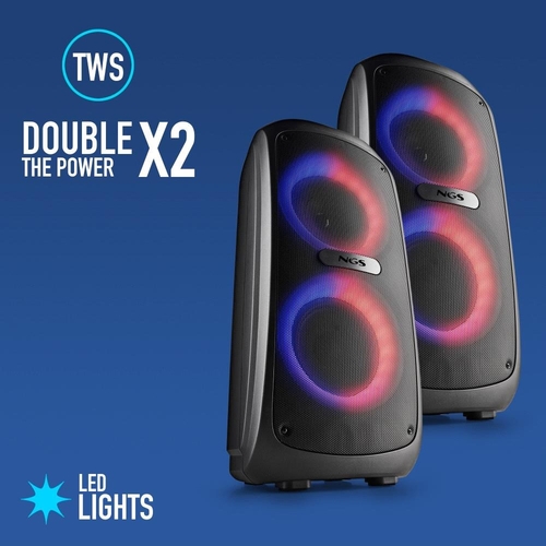 NGS WILD TEMPER Negro - Altavoz Portátil 200W
