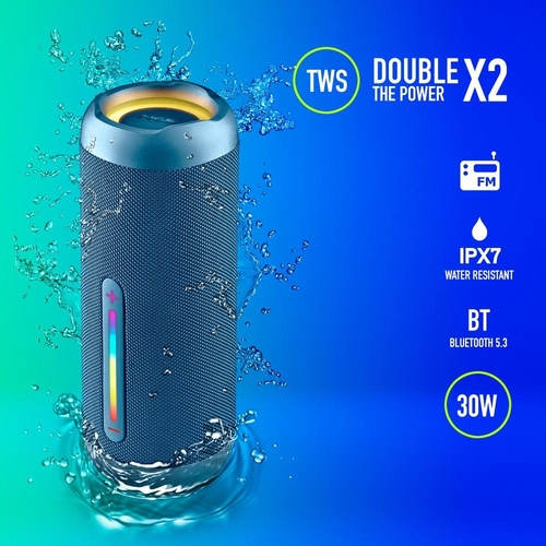 NGS ROLLER FURIA 2 Azul - Altavoz Portátil 30W