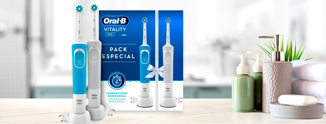 cepillo eléctrico Oral B Pack DUO VITALITY
