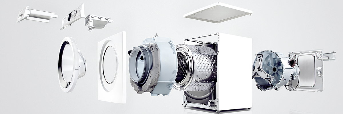 Motor inverter lavadora Kromsline KLA-TOP-105-FBK-PBK